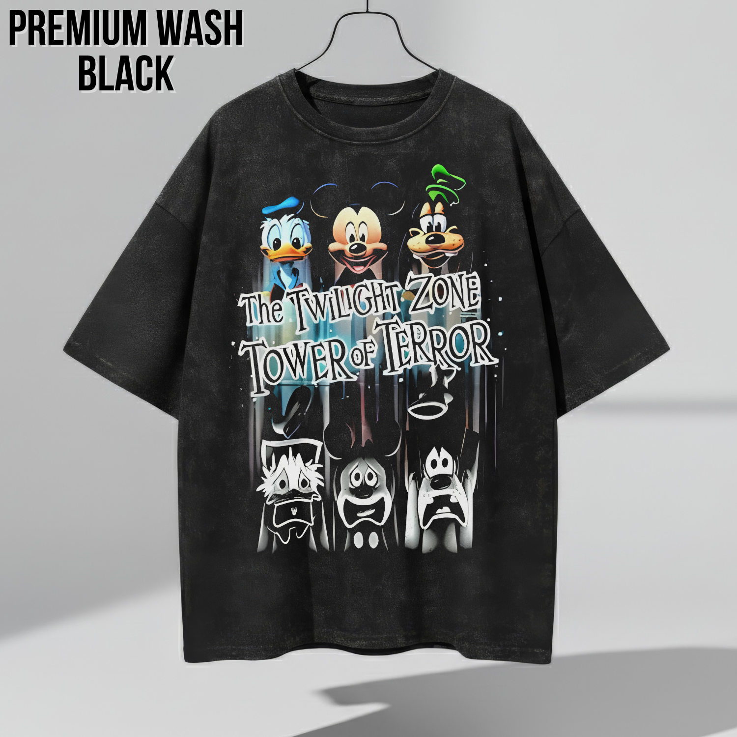 Vintage Tower of Terror Disney Shirt – Mickey Donald Goofy Ride Tee