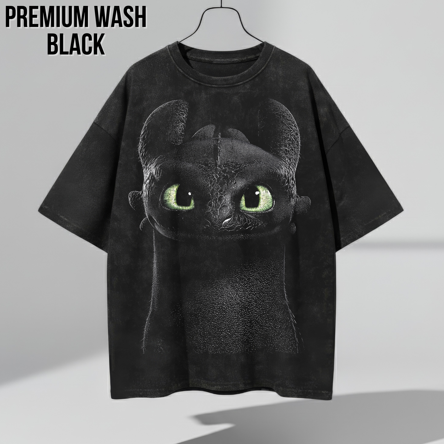 Toothless Shirt – How To Train Your Dragon Close Up Graphic Tee, Toothless Night Fury Fan Gift
