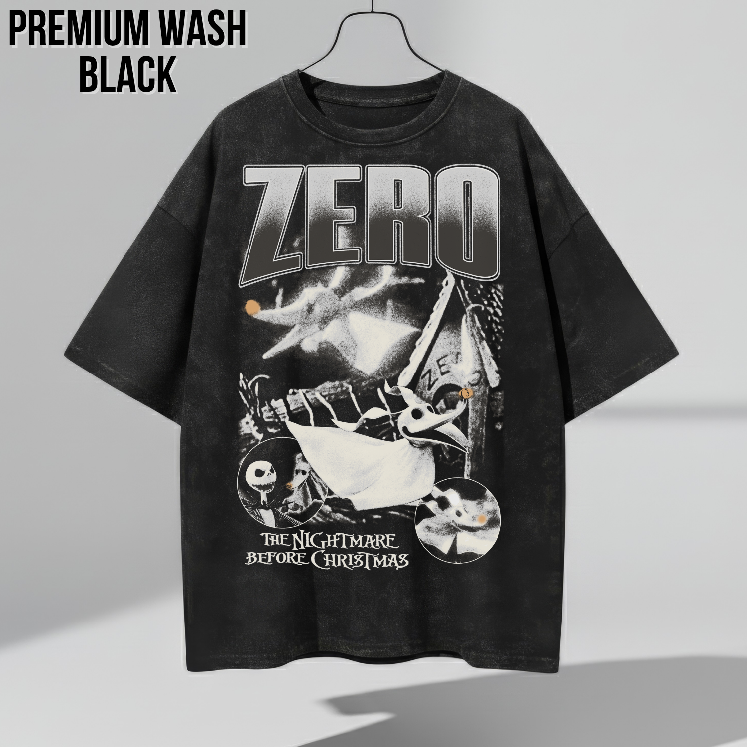 Nightmare Before Christmas Zero Shirt – Jack Skellington Ghost Dog Graphic Tee