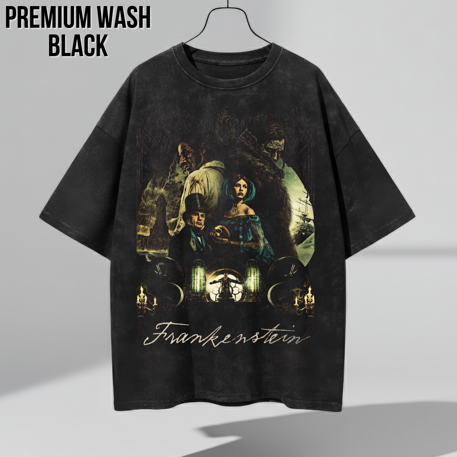 Frankenstein Vintage Horror Shirt – Classic Monster Graphic Tee