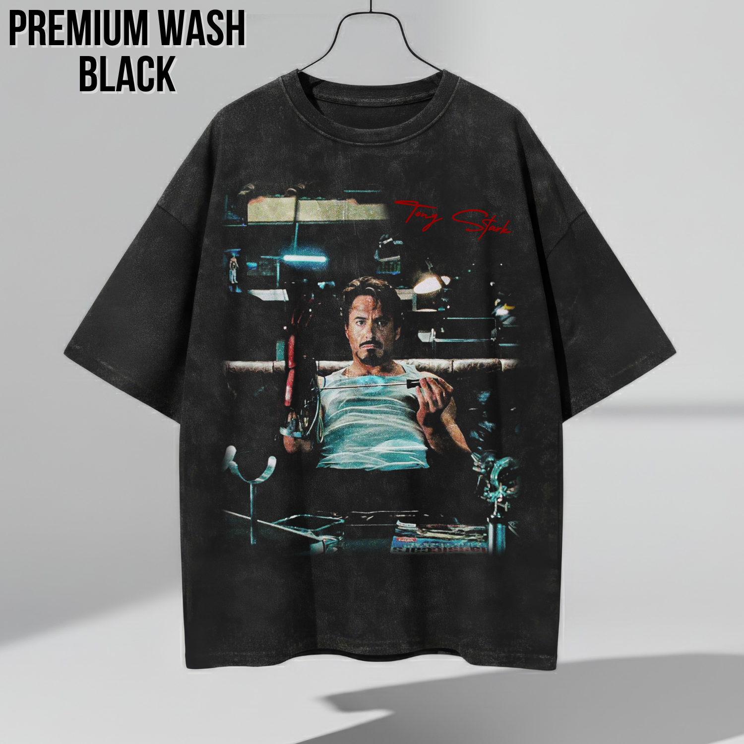 Tony Stark Shirt – Iron Man Graphic Tee, Marvel Vintage Shirt