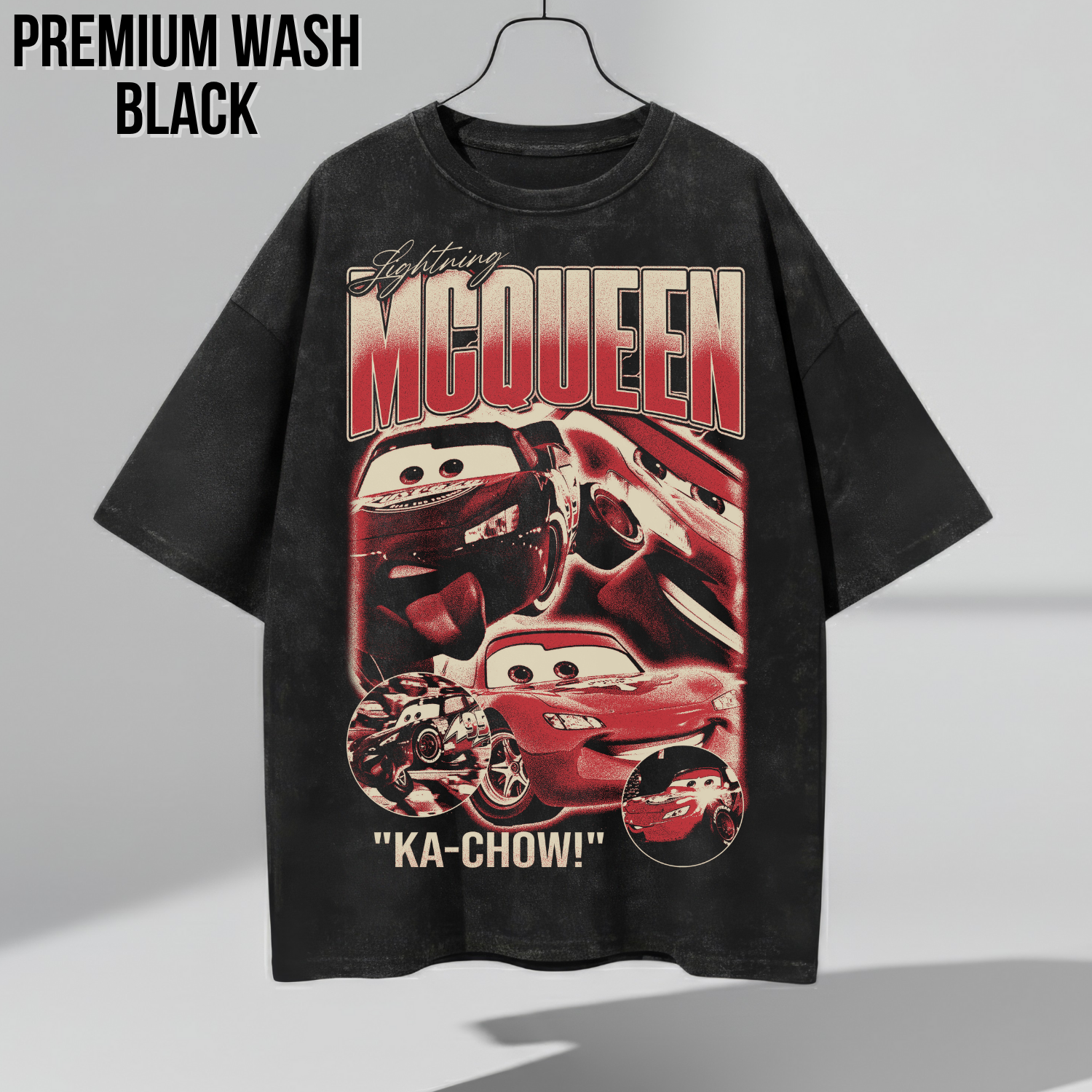 Lightning McQueen Shirt – Vintage Cars Pixar Tee