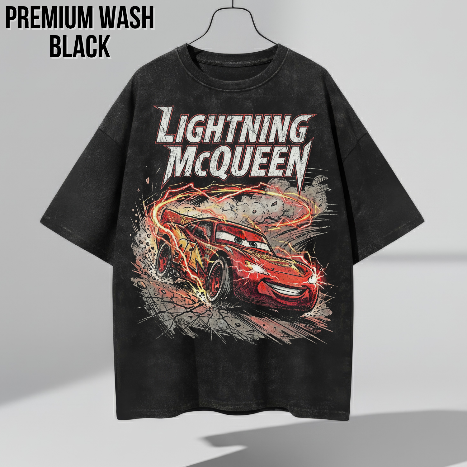 Vintage Lightning McQueen Shirt - Disney Cars Shirt