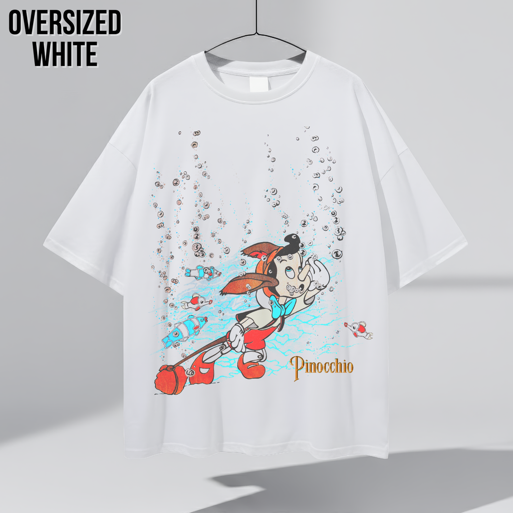 Pinocchio Shirt – Disney Pinocchio Underwater Scene Graphic Tee, Pinocchio Disney Fan Gift, Disney Classic Animated Shirt, Disney Nostalgia Tee