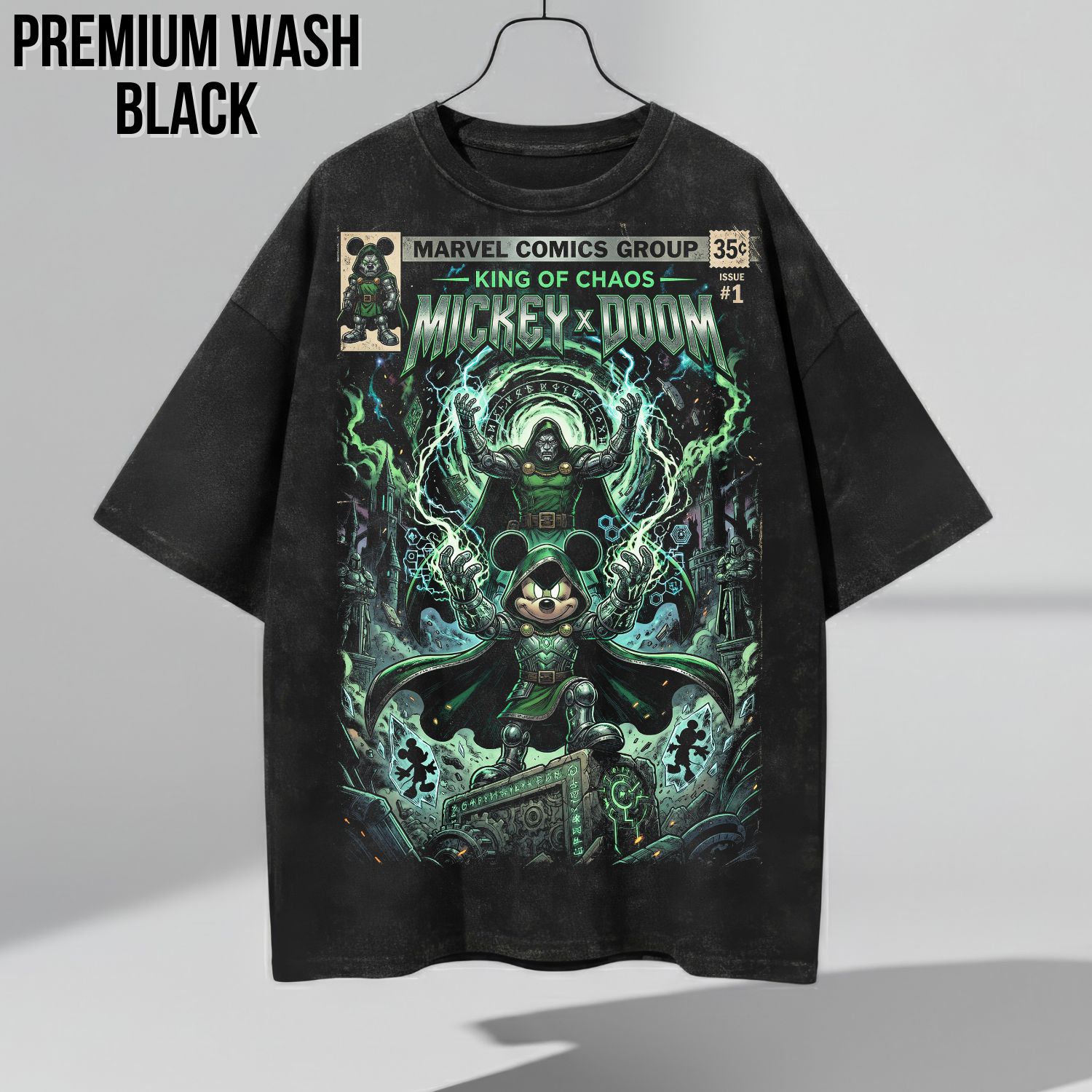 Marvel Mickey x Doom Shirt – Mickey Mouse Doctor Doom Vintage Comic Tee