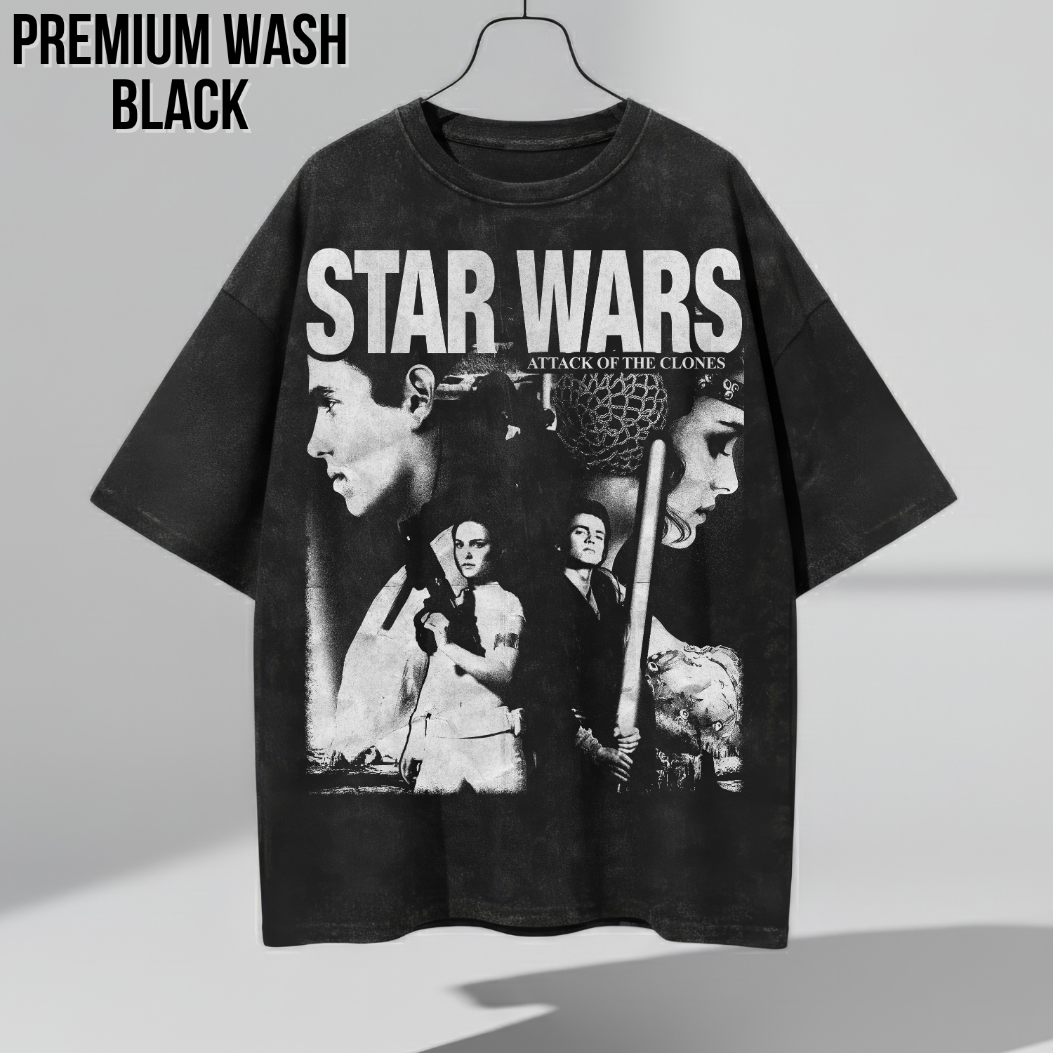 Retro Star Wars Shirt - Attack of the Clones Anakin Padme Shirt