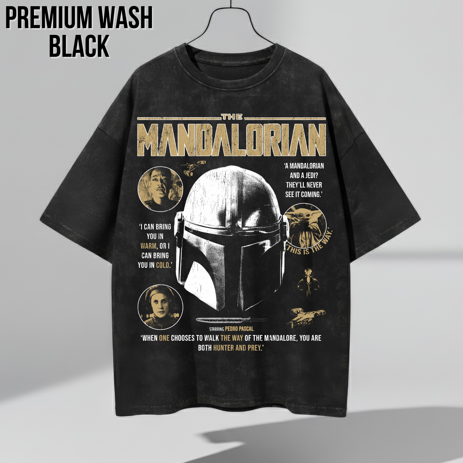 Star Wars The Mandalorian Shirt – This Is The Way Tee, Din Djarin and Grogu Graphic Tee