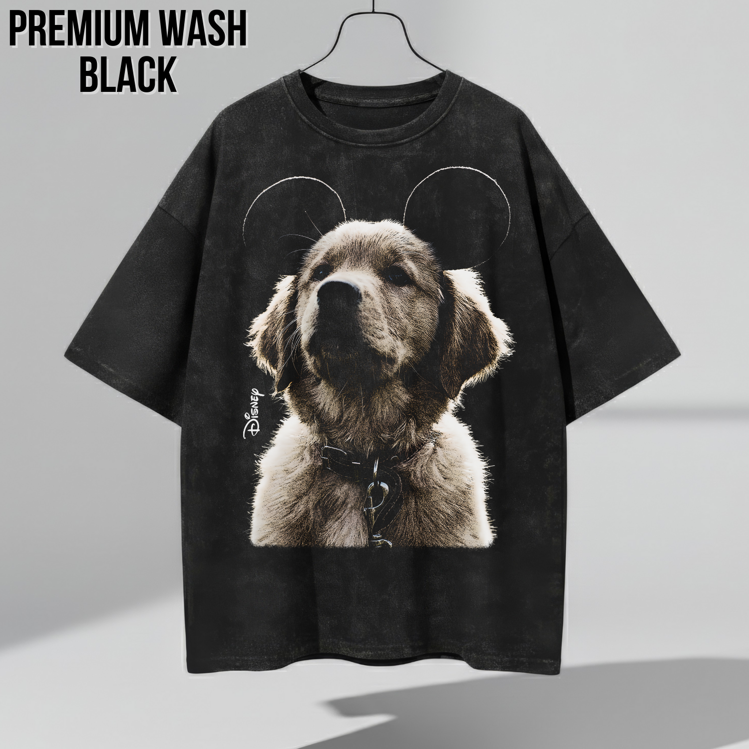 Disney Dog Mickey Ears Shirt - Golden Retriever Puppy Shirt