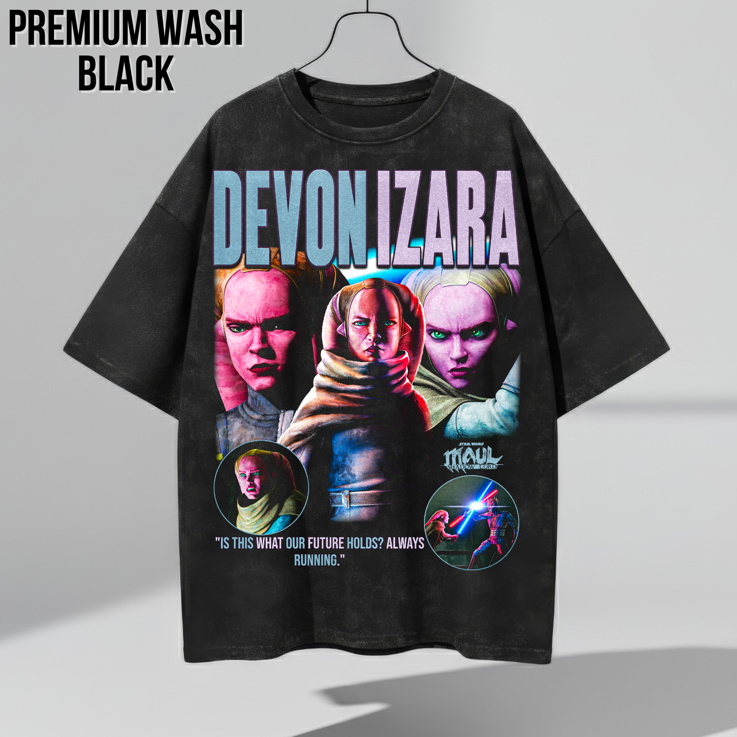 Vintage Devon Izara Maul Shadow Lord Shirt: Star Wars Devon Izara Tee