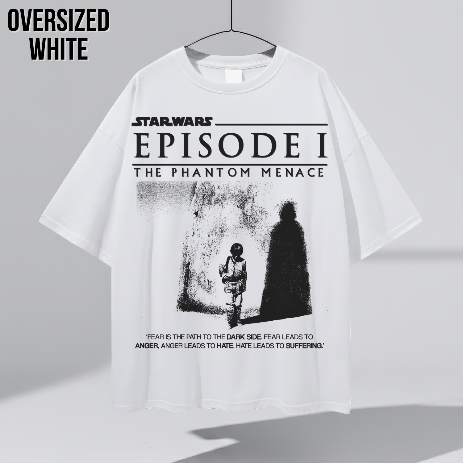Star Wars Anakin Skywalker Shirt – Fear Is The Path To The Dark Side Tee, Phantom Menace Shirt