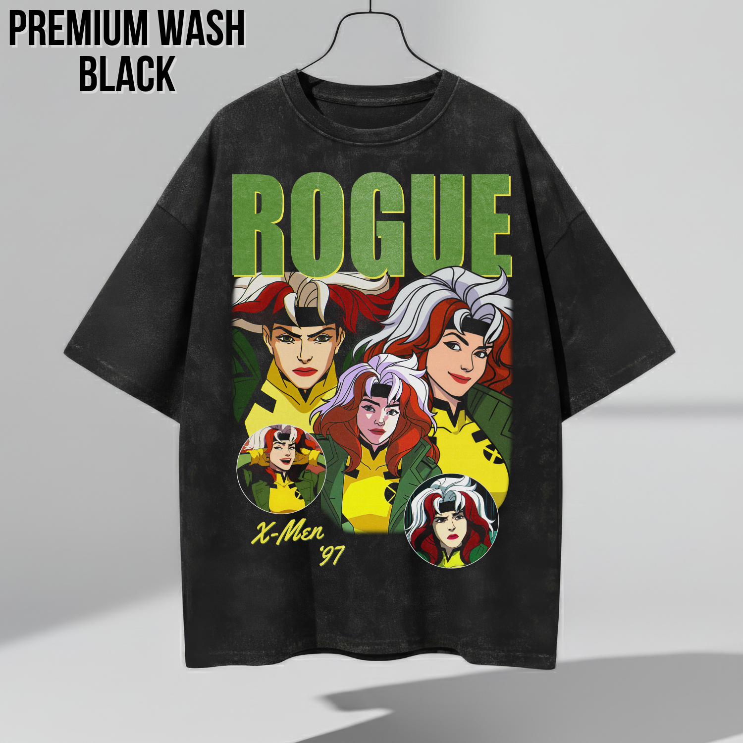 Rogue X-Men 97 Shirt – X-Men '97 Rogue Collage Graphic Tee, Rogue Marvel Fan Gift, X-Men Animated Series Shirt, Marvel Mutant Graphic Tee