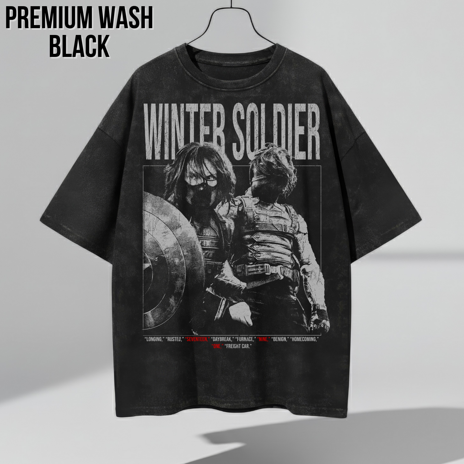 Vintage Winter Soldier Shirt – Bucky Barnes Marvel Graphic Tee
