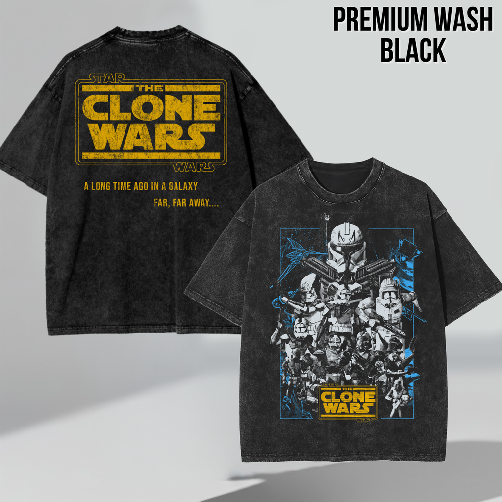 Star Wars Clone Wars Shirt – Star Wars The Clone Wars Clone Trooper Squad Double Sided Tee, Clone Wars Fan Gift, Star Wars Animated Graphic Shirt, Clone Trooper Shirt