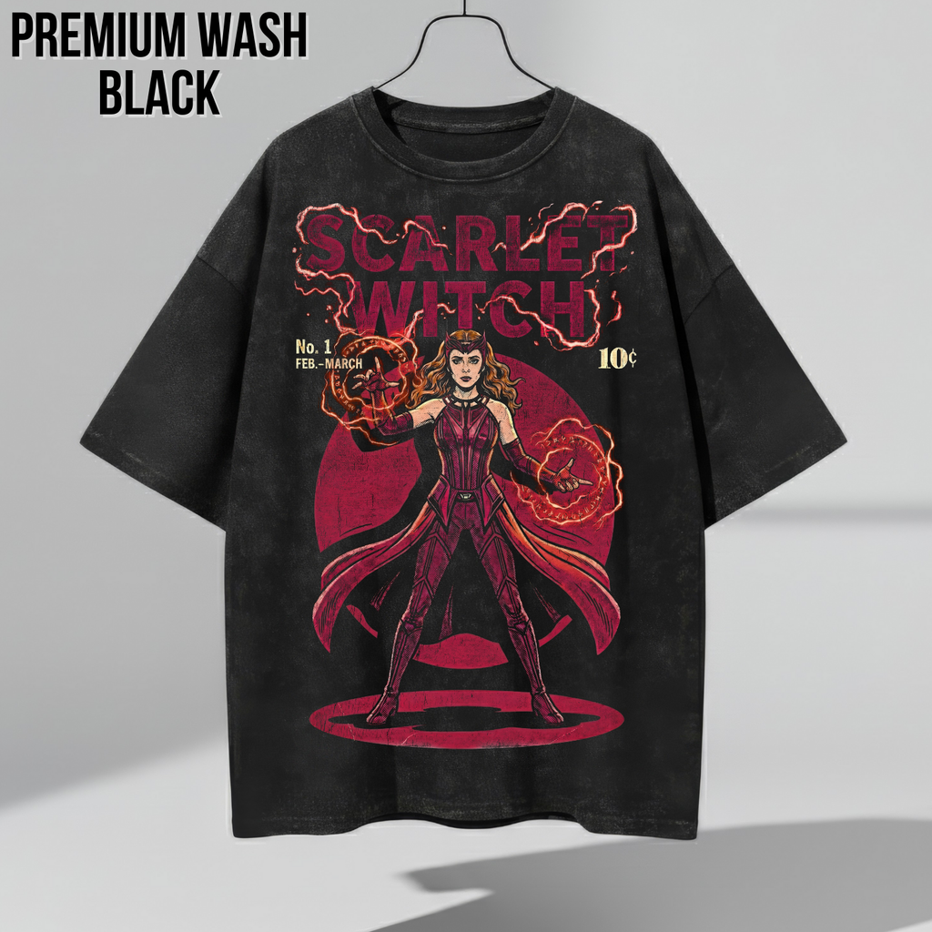 Scarlet Witch Vintage Comic Shirt: Wanda Maximoff Marvel Tee