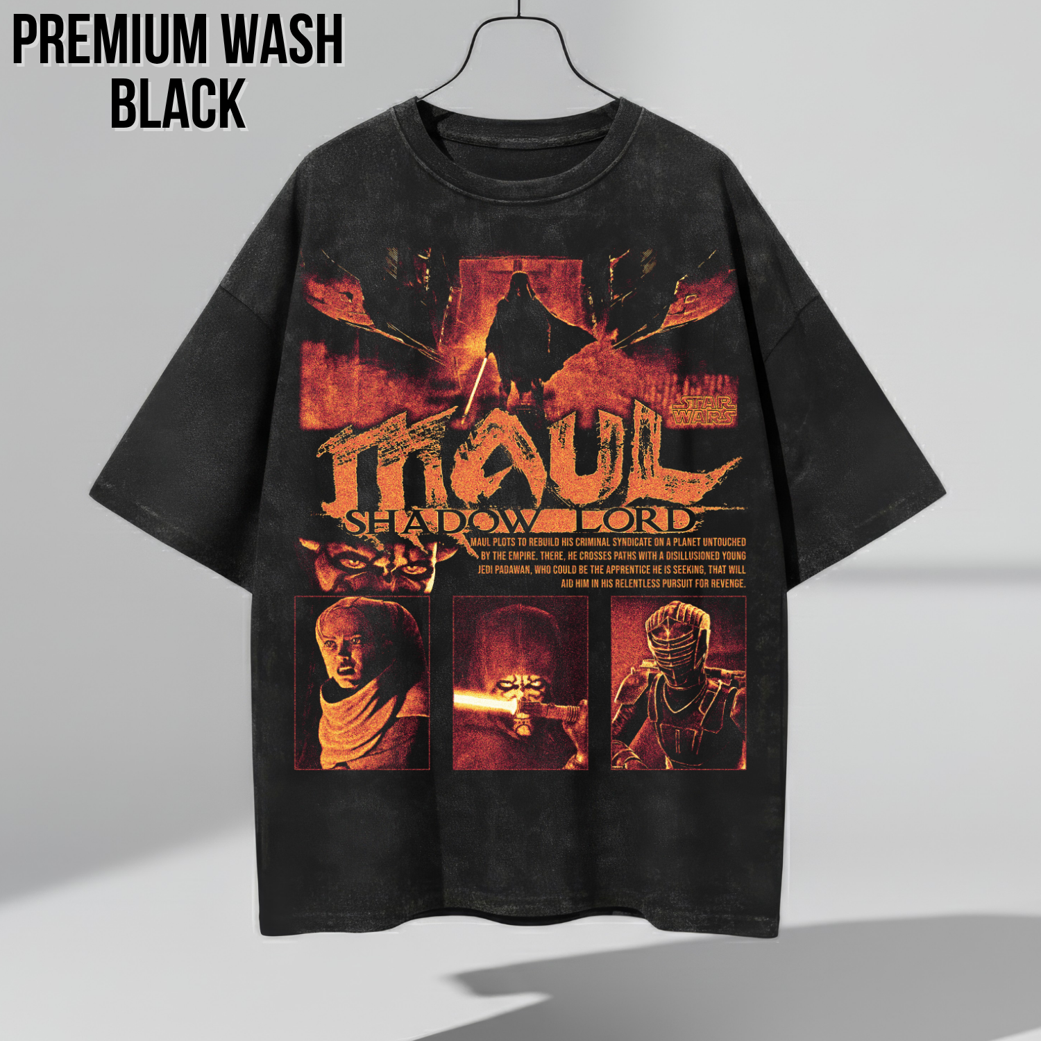 Darth Maul Shadow Lord Shirt: Vintage Star Wars Maul Tee