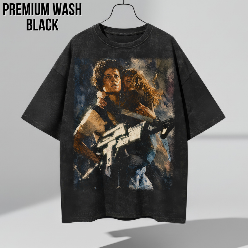 Aliens Ripley Shirt – Ellen Ripley and Newt Graphic Tee, Aliens Movie Vintage Shirt