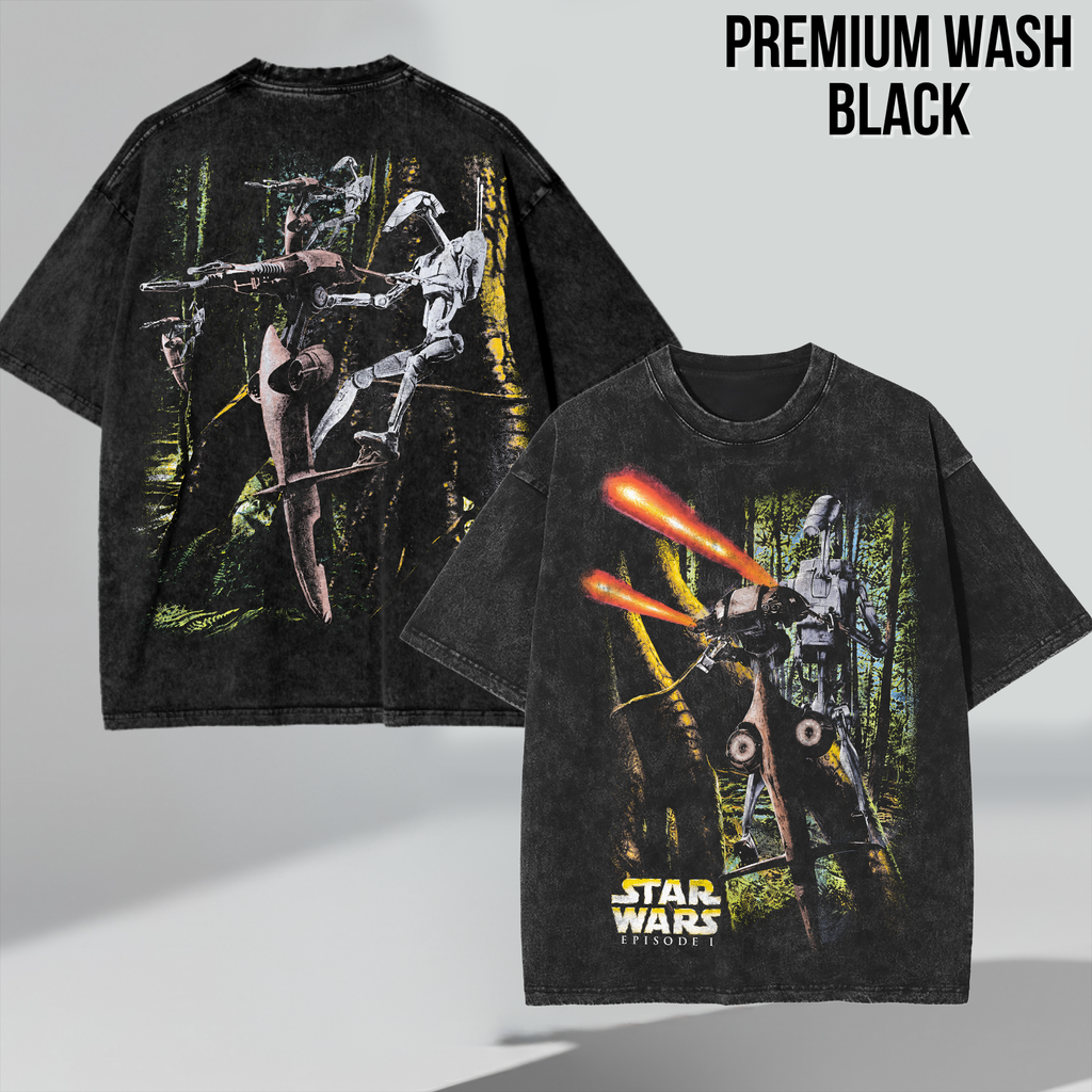 Star Wars Episode I Shirt – Star Wars The Phantom Menace Battle Droid STAP Double Sided Tee, Star Wars Fan Gift, Episode I Graphic Shirt, Star Wars Prequel Shirt