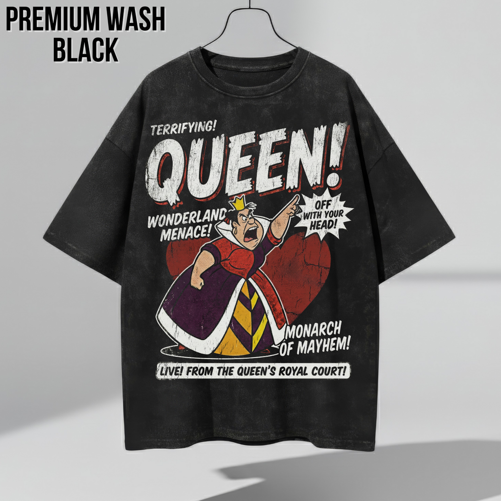 Queen of Hearts Shirt - Alice in Wonderland Graphic Tee