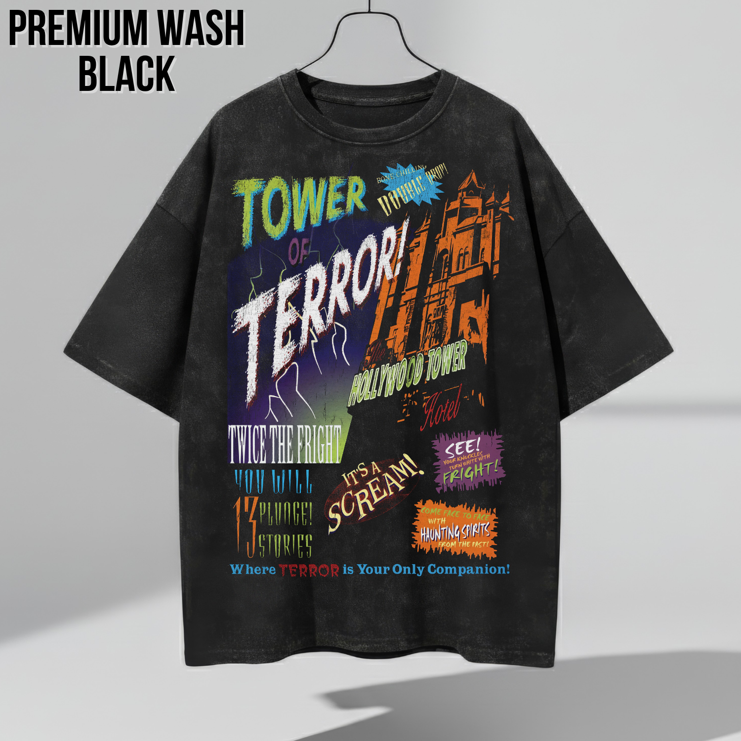 Vintage Tower of Terror Shirt – Retro Disney Ride Tee, Hollywood Studios Shirt