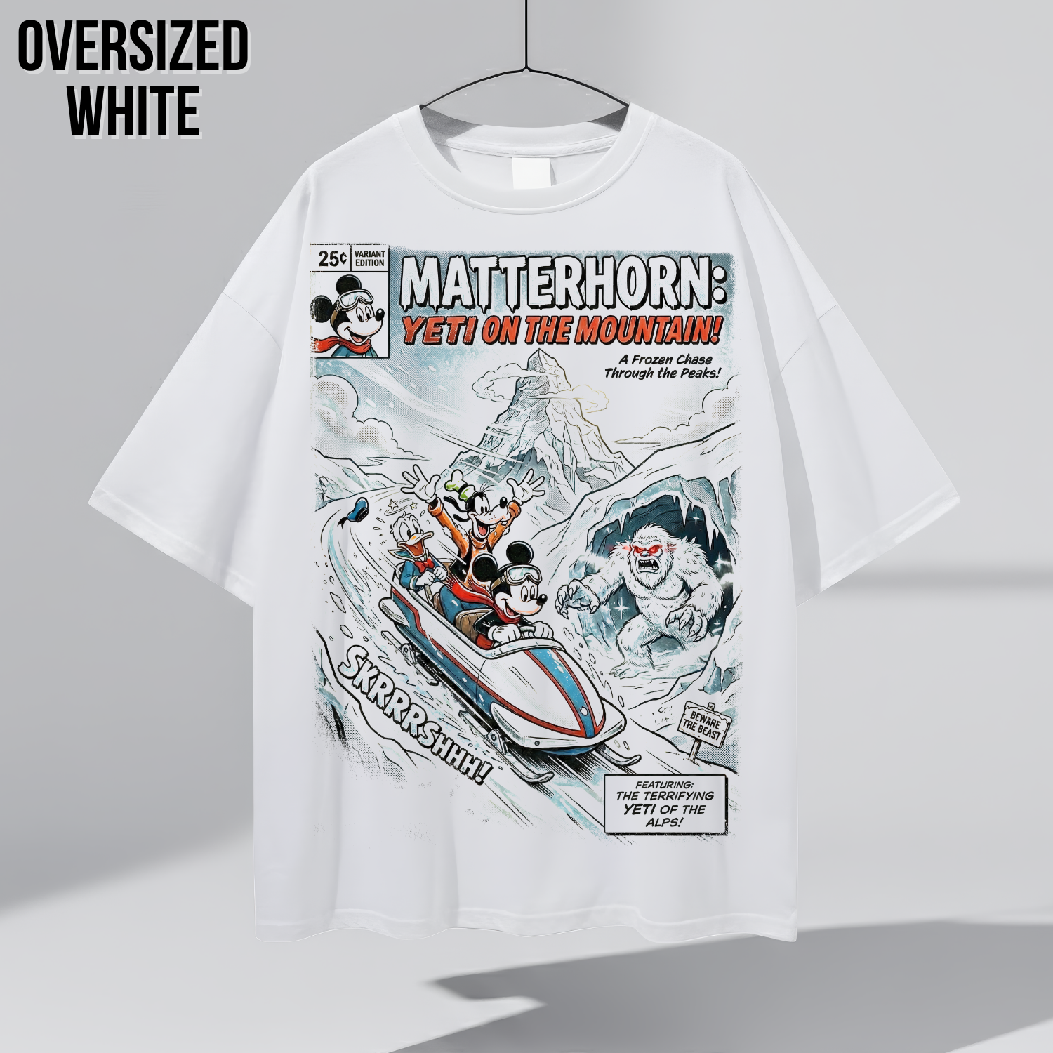 Disney Matterhorn Bobsleds Shirt - Mickey Donald Goofy Graphic