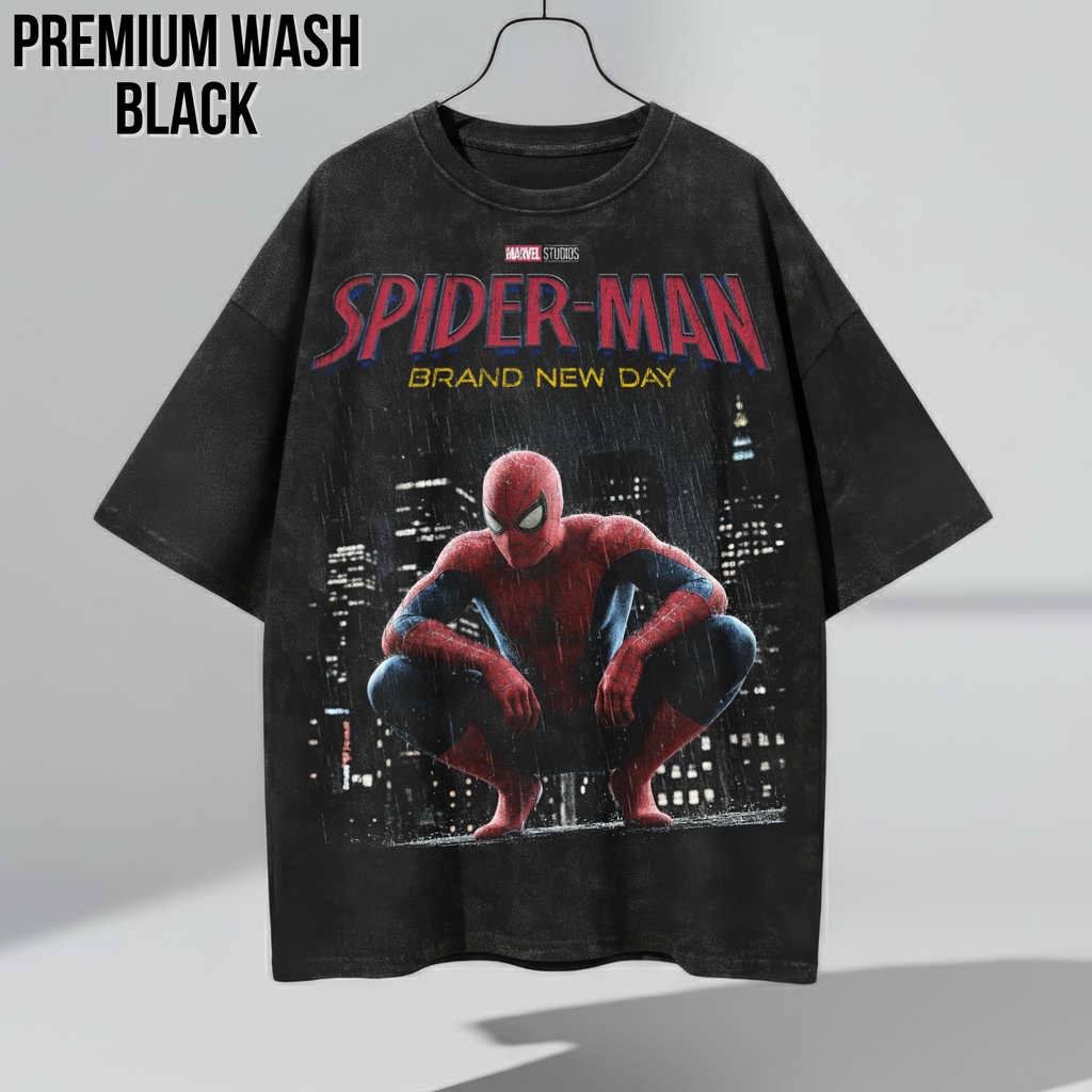 Spider-Man Brand New Day Shirt: Marvel Tom Holland Spider Man Movie Tee