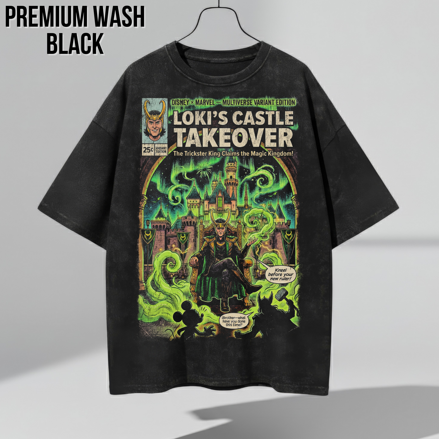 Loki Disneyworld Shirt – Disney Marvel Vintage Comic Tee