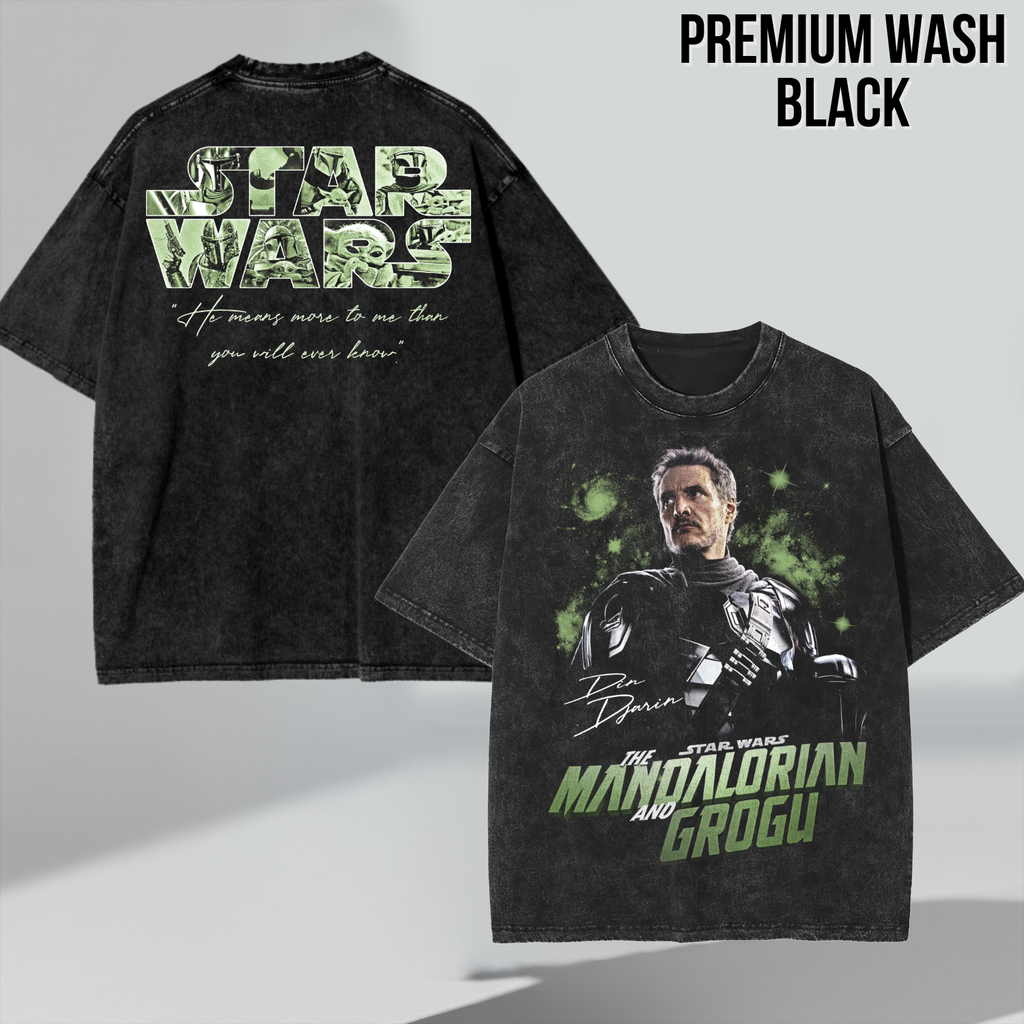 Mandalorian & Grogu Shirt – Star Wars Vintage Tee