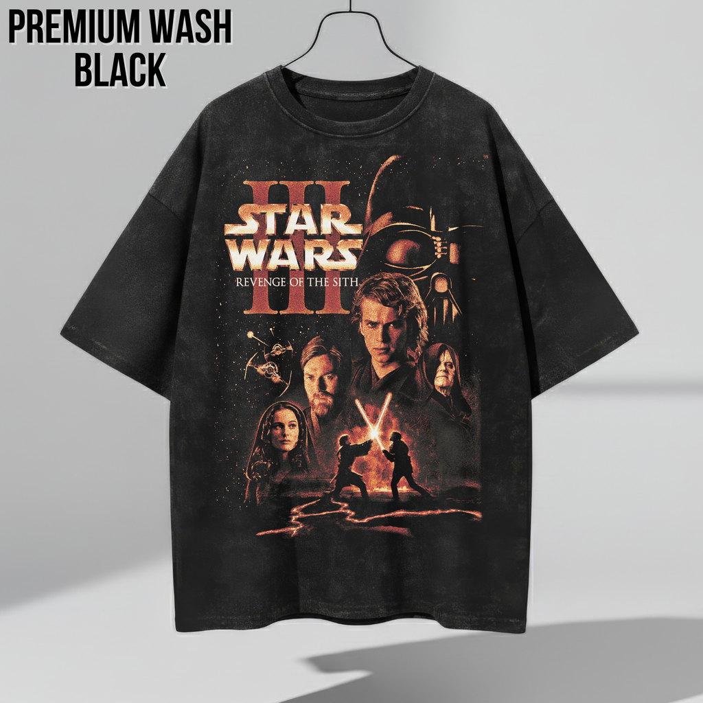 Star Wars Revenge of the Sith Shirt – Anakin vs Obi Wan Tee, Vintage Star Wars Episode 3 Shirt