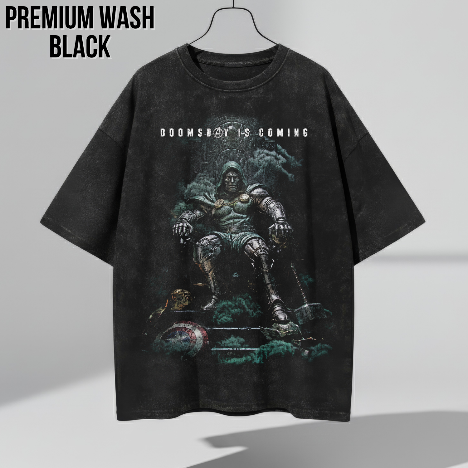 Doctor Doom Shirt – Doomsday Is Coming Doctor Doom Thron T-Shirt, Avengers Doomsday Fan-Geschenk, Doctor Doom Marvel Grafik-Shirt, MCU Bösewicht Shirt 2026