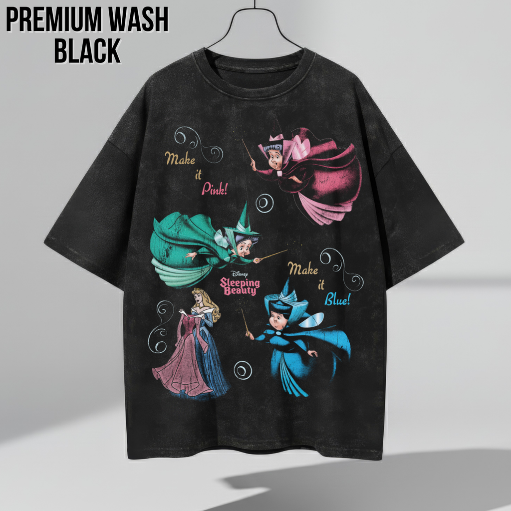 Sleeping Beauty Shirt – Make It Pink Make It Blue Fairy Godmothers Tee, Sleeping Beauty Graphic Shirt, Aurora Disney Fan Gift, Disney Princess Shirt