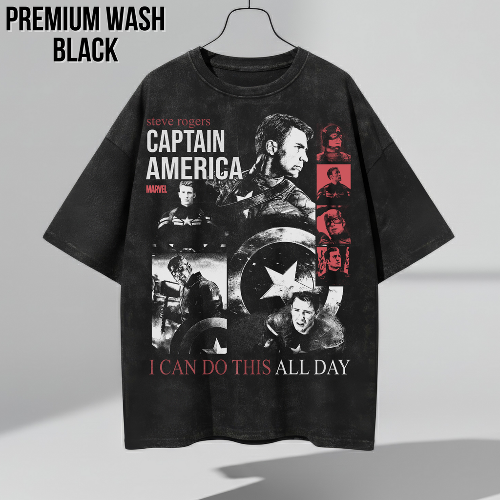 Captain America Shirt - Steve Rogers Marvel Tee
