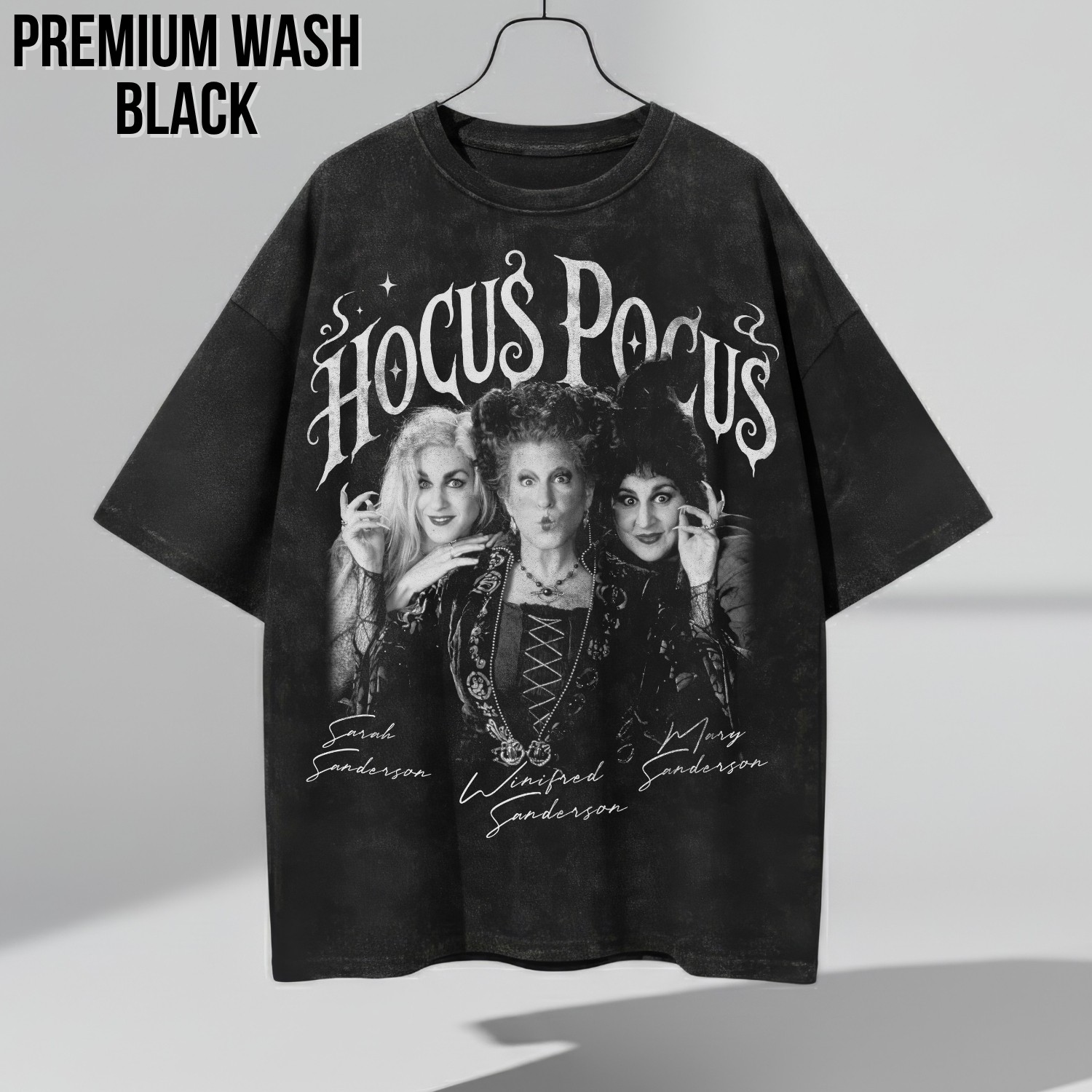 Hocus Pocus Shirt – Sanderson Sisters Tee, Hocus Pocus Graphic Shirt, Halloween Fan Gift, Winifred Sarah Mary Sanderson Shirt