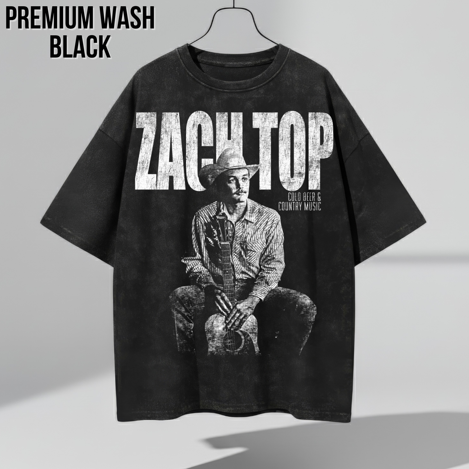 Vintage Zach Top Shirt – Cold Beer & Country Music Tee