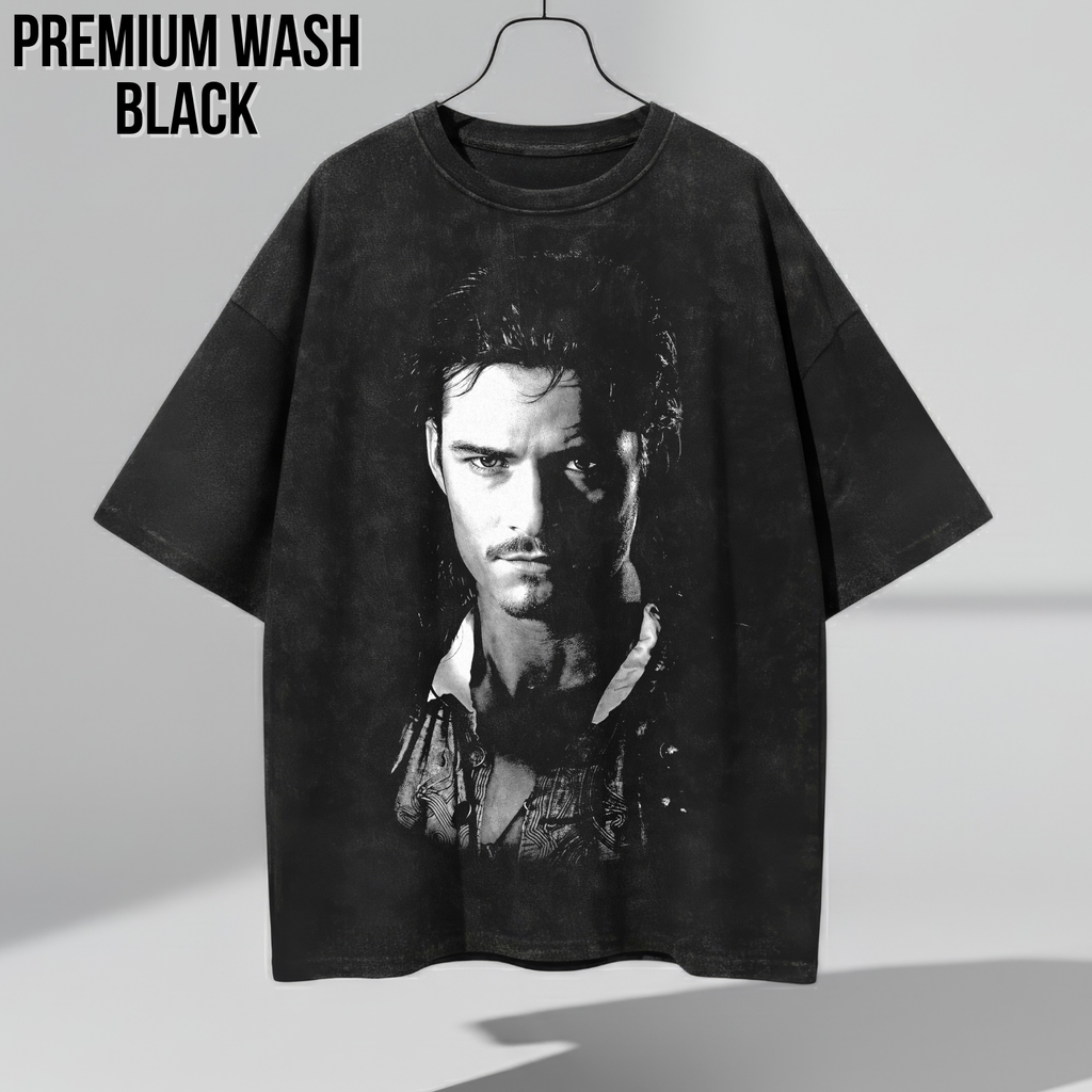 Pirates of the Caribbean Will Turner Shirt – Orlando Bloom Will Turner Portrait Tee, Pirates of the Caribbean Fan Gift, Will Turner Graphic Shirt, Disney Pirates Shirt
