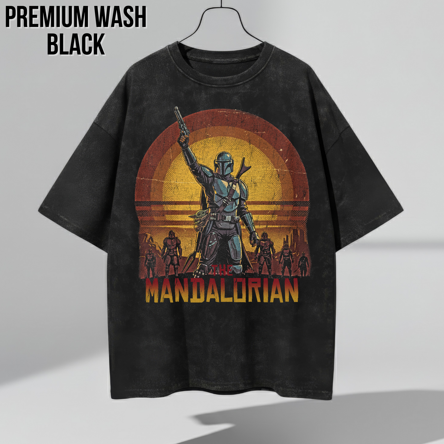 Mandalorian Shirt – Din Djarin Vintage Star Wars Tee