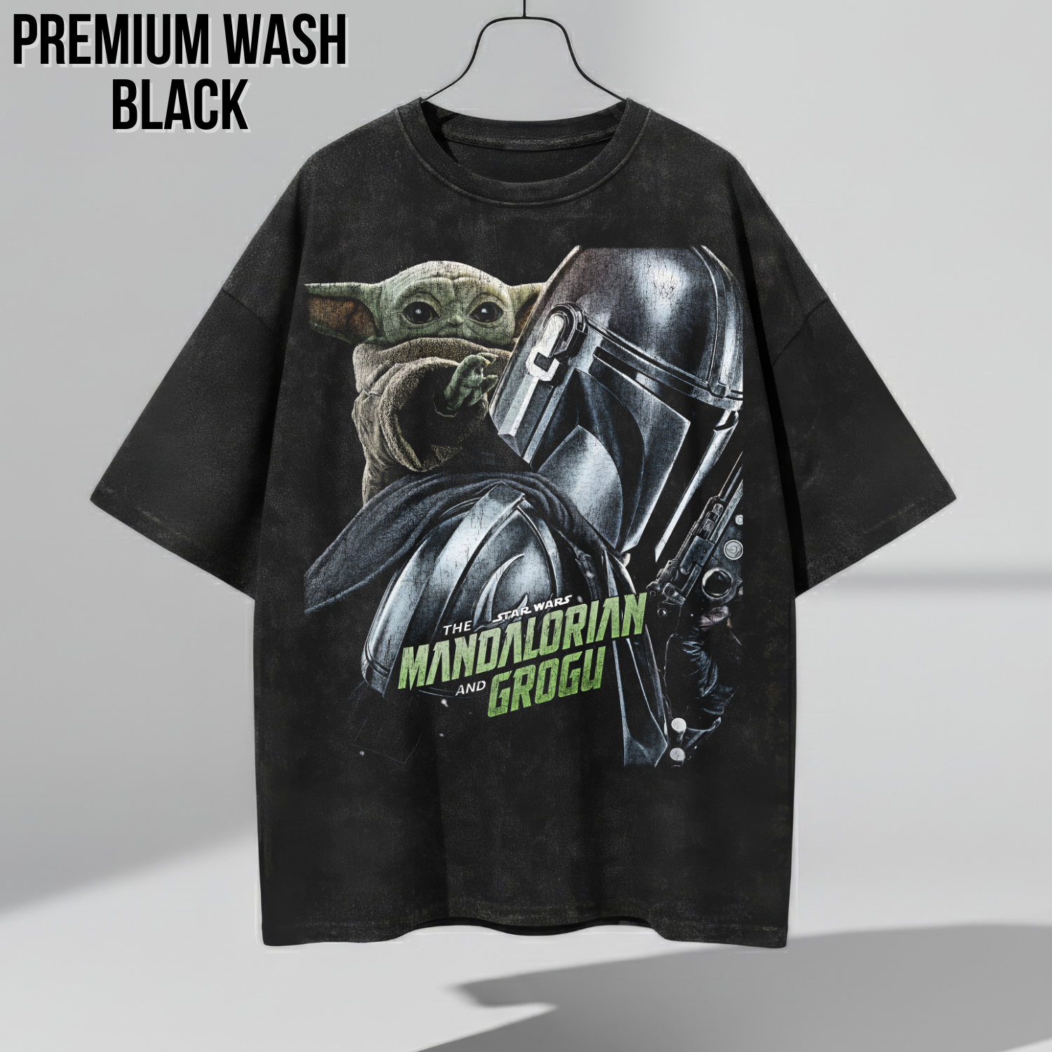 Mandalorian and Grogu Shirt: Grogu Din Djarin Star Wars tee
