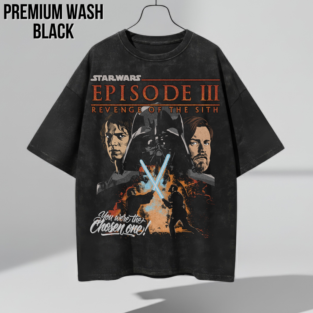 Star Wars Revenge of the Sith Shirt – Anakin vs Obi-Wan Graphic Tee, Episode III Vintage Shirt