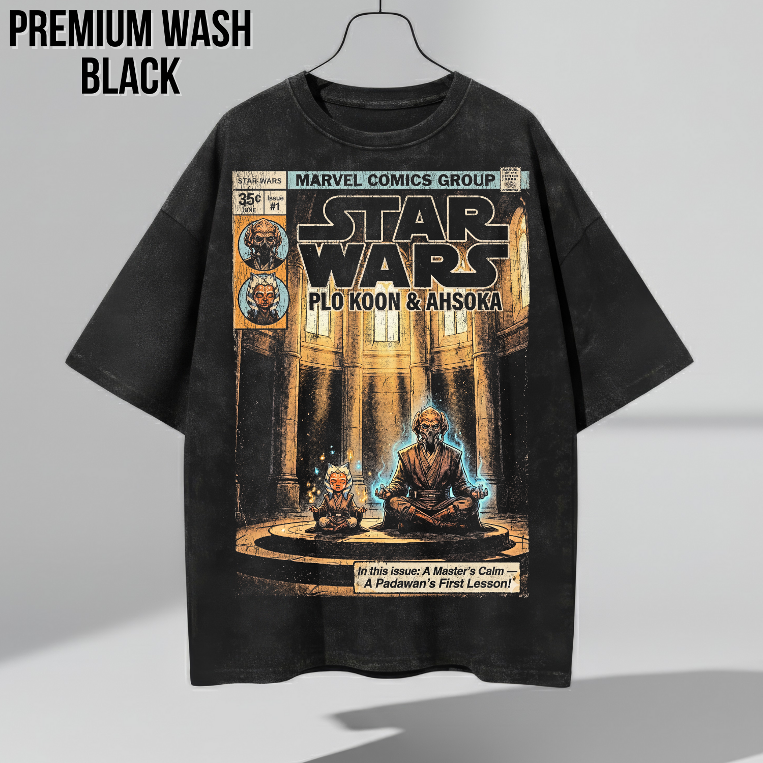 Plo Koon & Ahsoka Tano Clone Wars Shirt: Vintage Star Wars Tee
