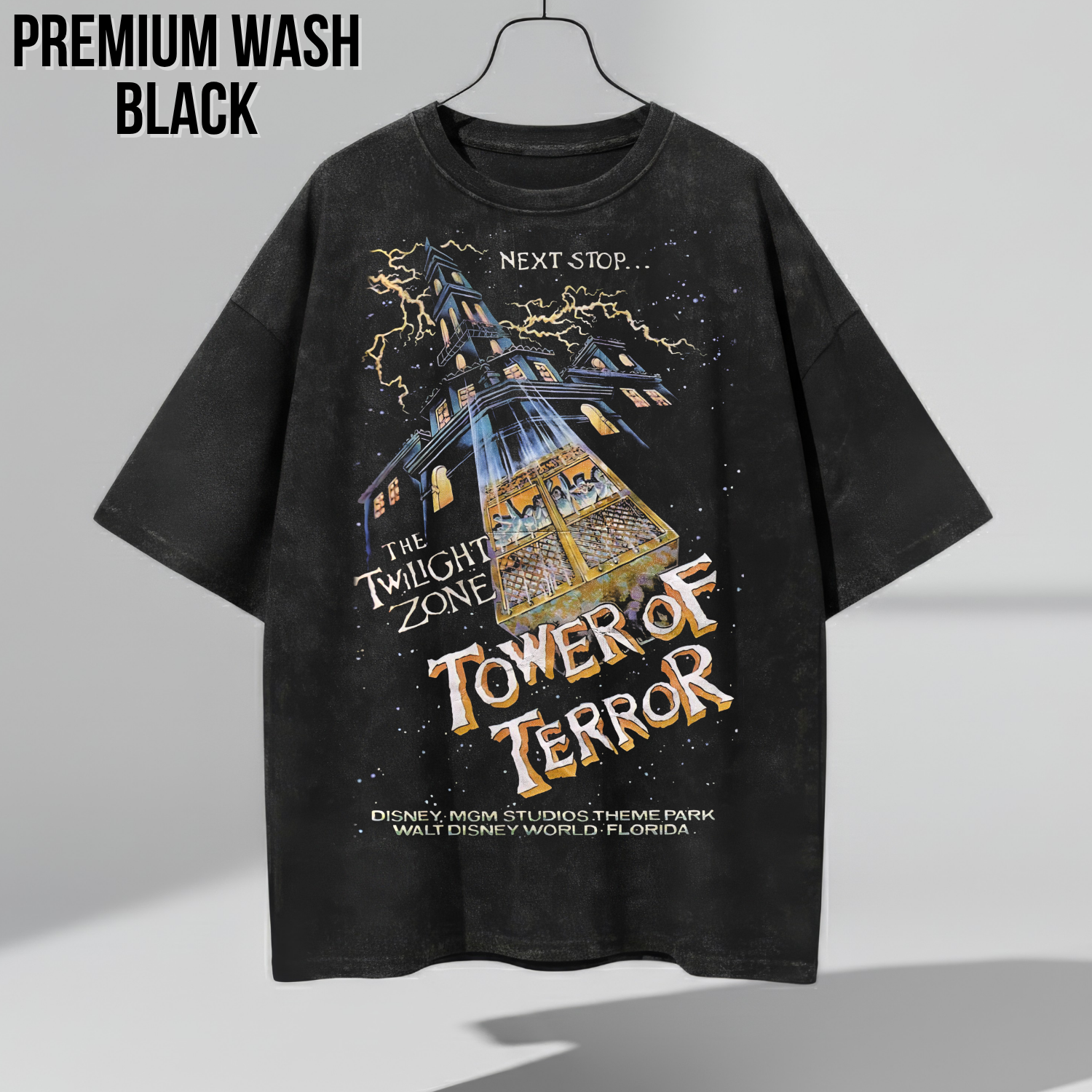 Vintage Tower of Terror Shirt – Hollywood Studios Vintage Tee, Disney World Graphic Shirt