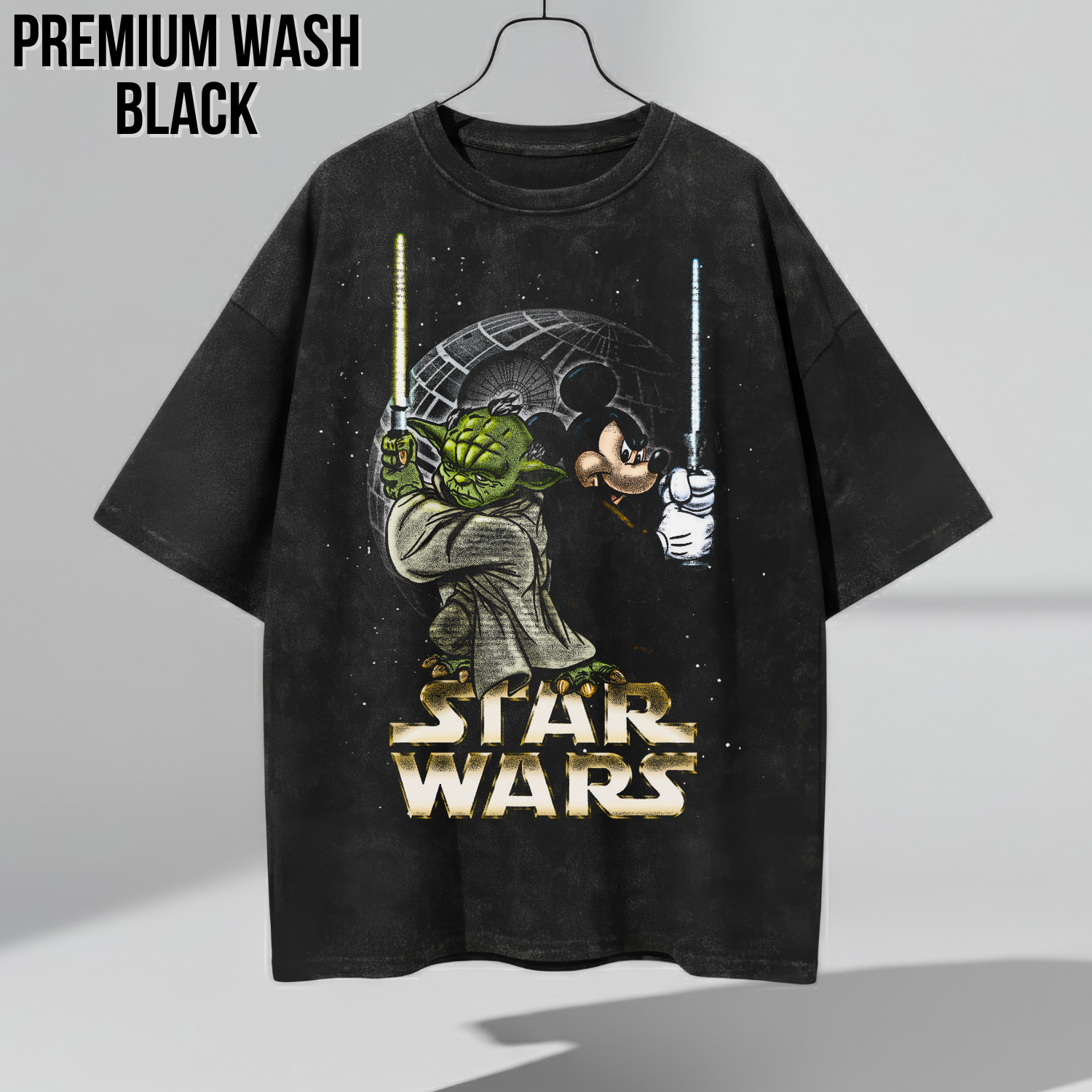 Vintage Mickey & Yoda Star Wars Shirt – Disney Graphic Tee