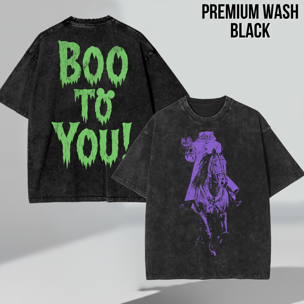 Headless Horseman Shirt – Boo To You Headless Horseman Tee, Mickey's Not So Scary Halloween Shirt, Disney Halloween Graphic Shirt, Disney World Halloween Fan Gift