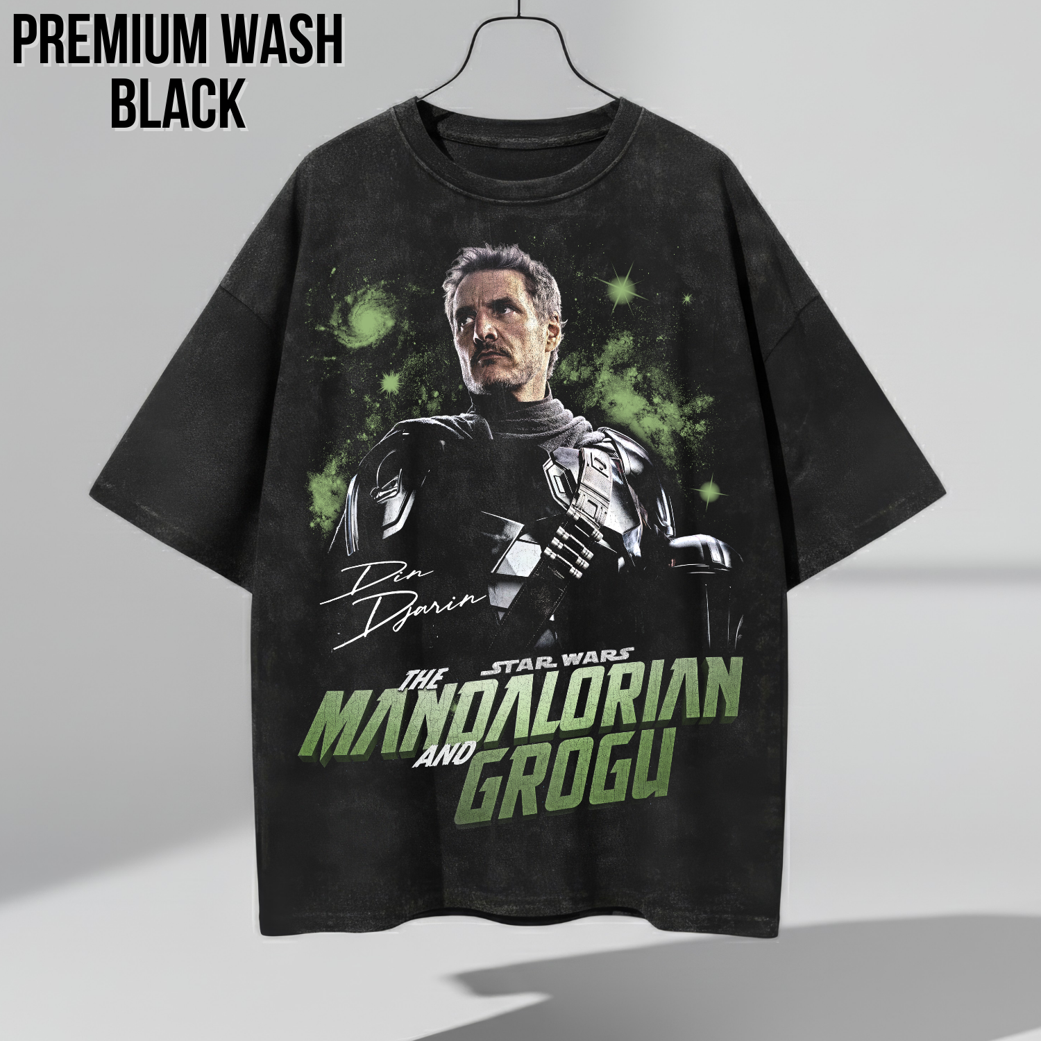 Mandalorian and Grogu Shirt: Din Djarin Pedro Pascal Star Wars Tee