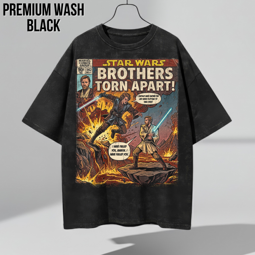 Star Wars Revenge of the Sith Shirt – Anakin vs Obi-Wan Comic Tee