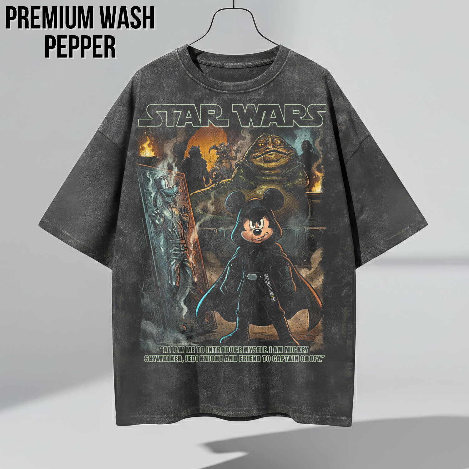Mickey Skywalker Jabba’s Palace Shirt — Vintage Star Wars Disney Crossover Tee