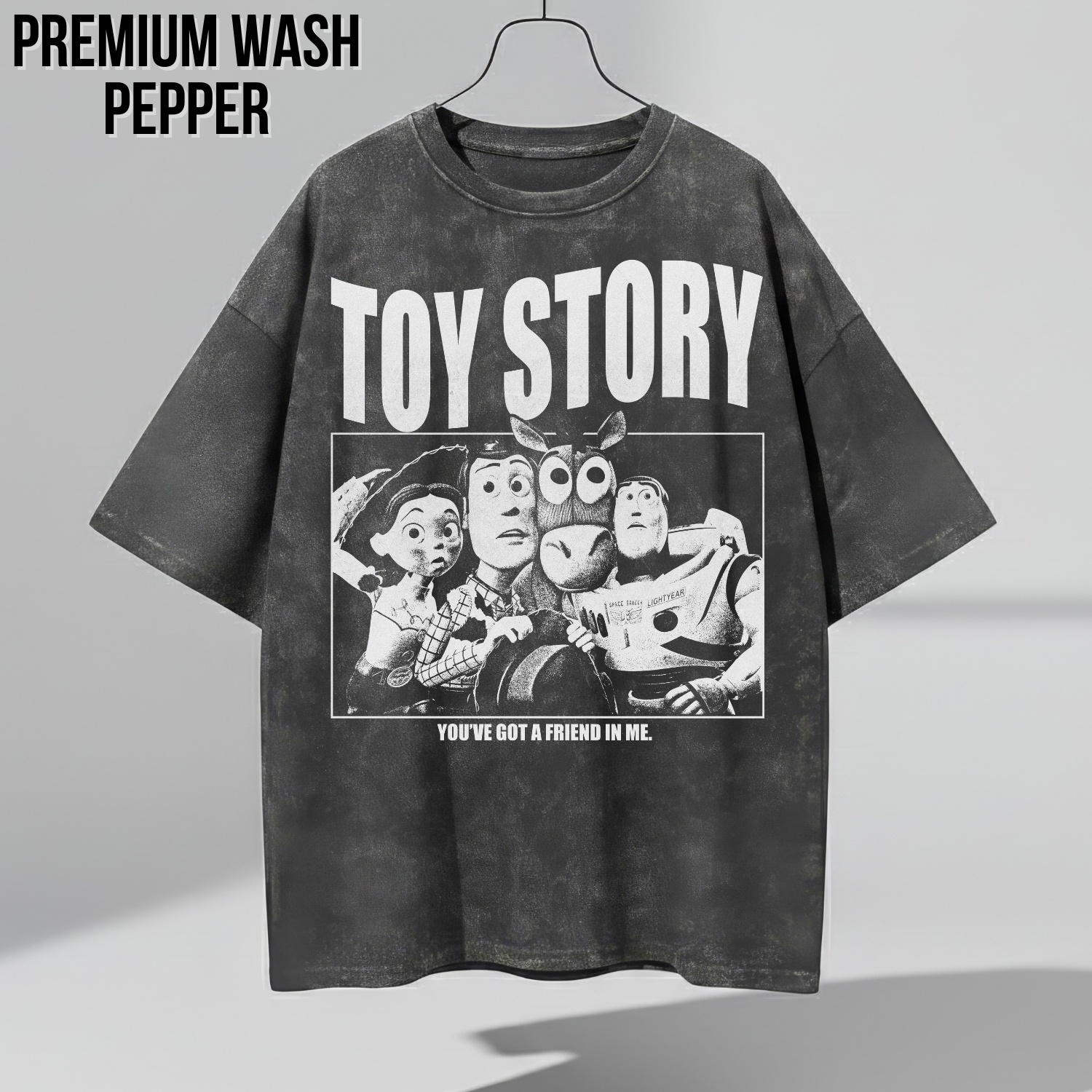 Toy Story Shirt - Retro Woody Buzz Jessie Bullseye Graphic Tee