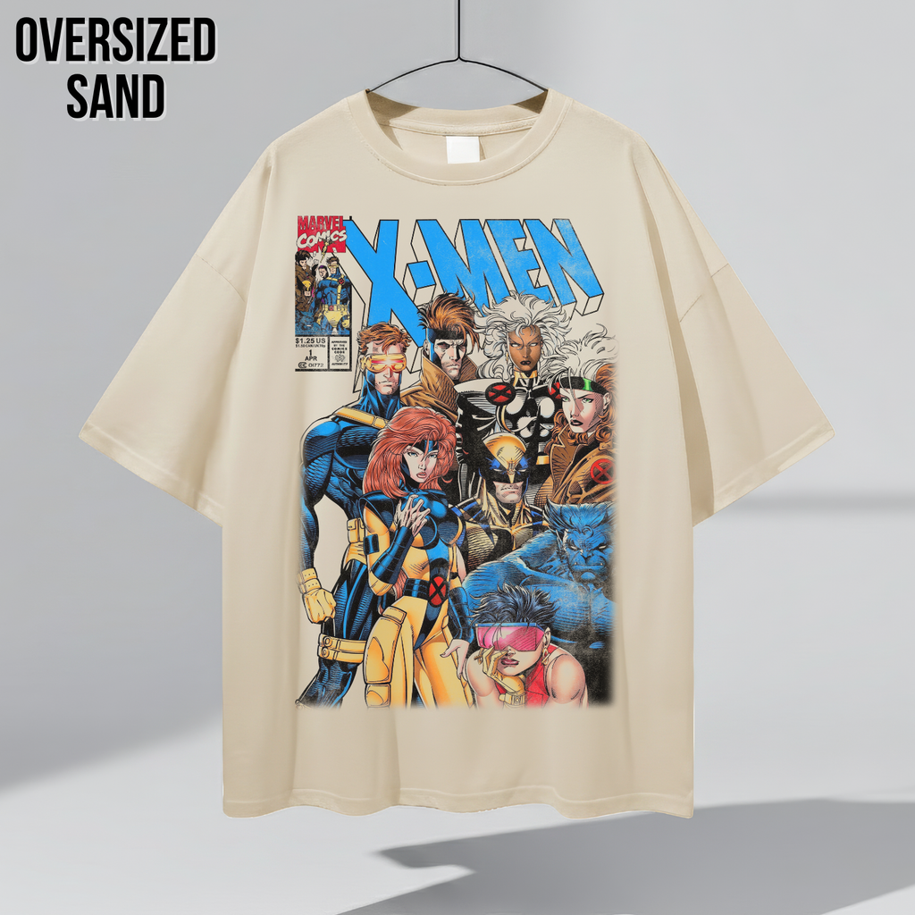 X-Men Shirt – Marvel Comics X-Men #1 Comic Cover Graphic Tee, X-Men Fan Gift, Cyclops Wolverine Storm Gambit Rogue Marvel Shirt, 90s Comic Book Tee