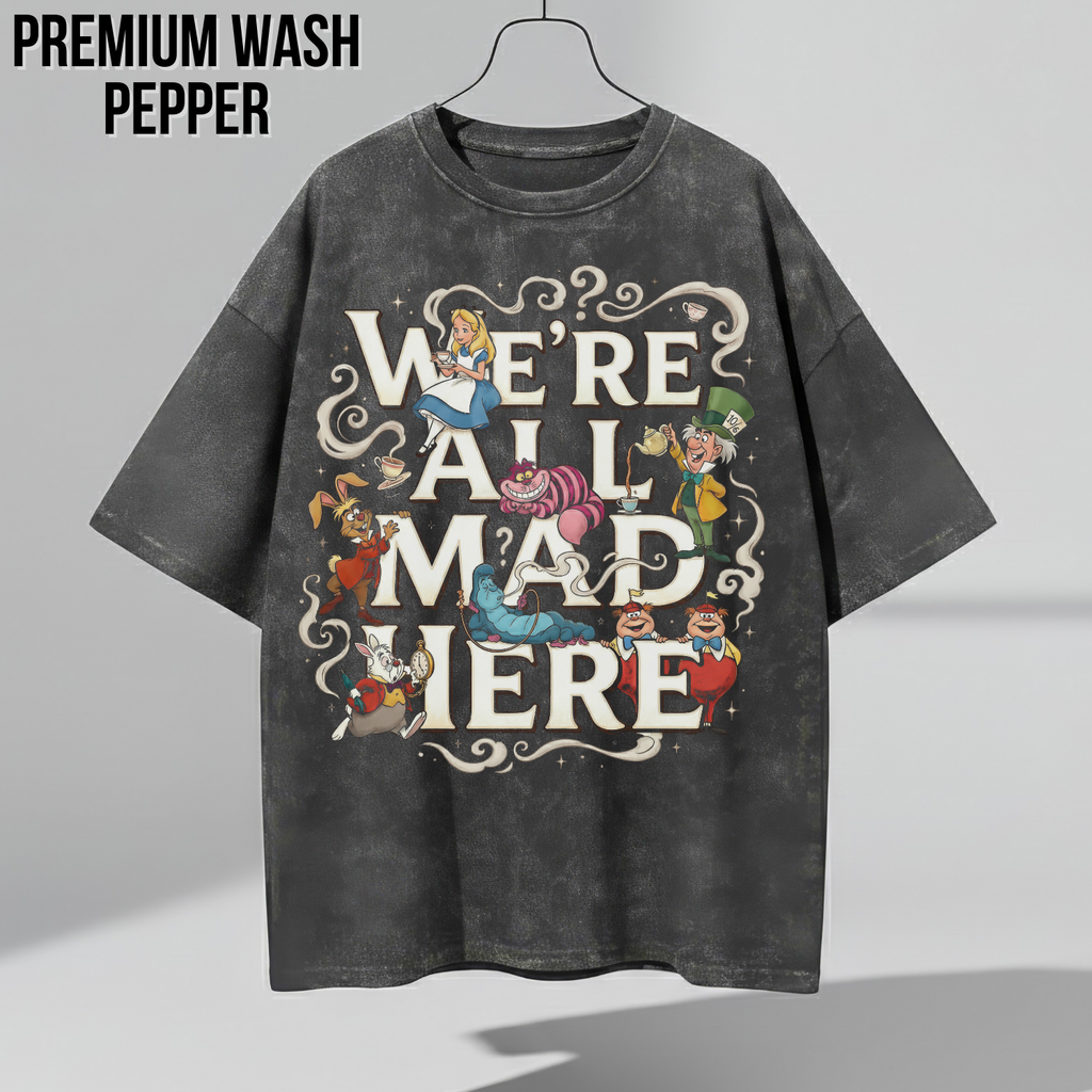 Alice in Wonderland Shirt - We’re All Mad Here Disney Tee