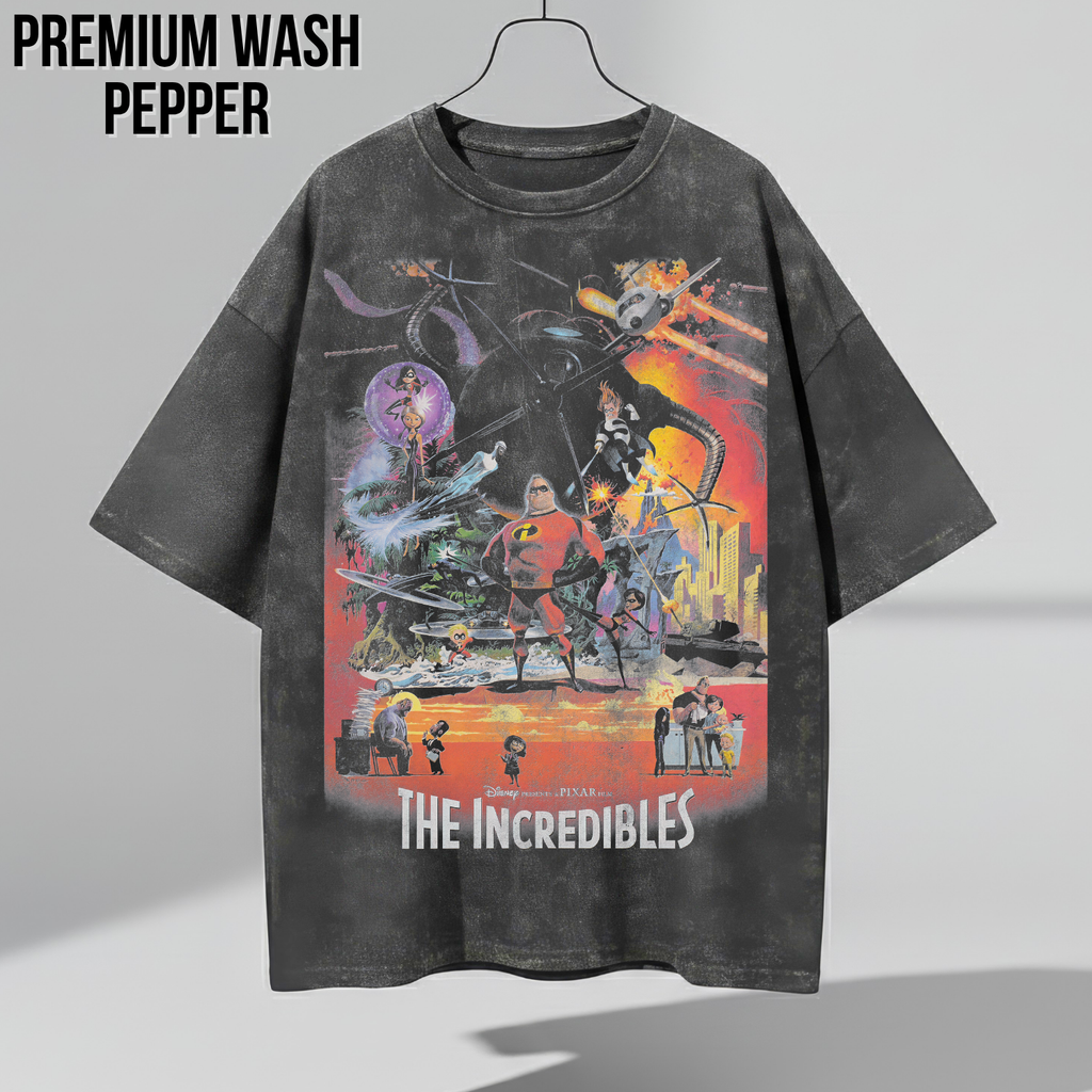 Disney Pixar The Incredibles Shirt – Incredibles Movie Poster Graphic Tee