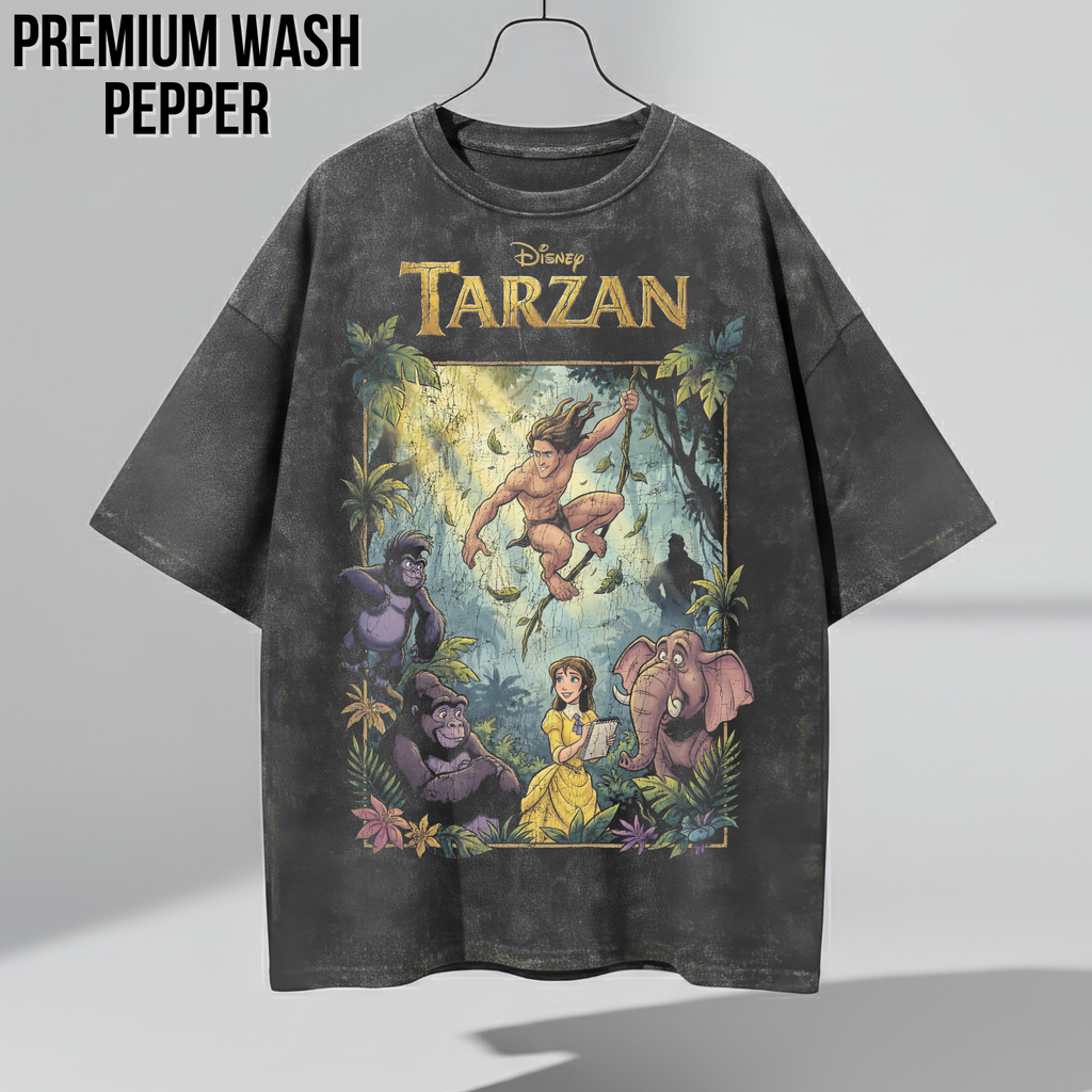 Disney Tarzan Shirt – Tarzan and Jane Graphic Tee, Disney Vintage Shirt