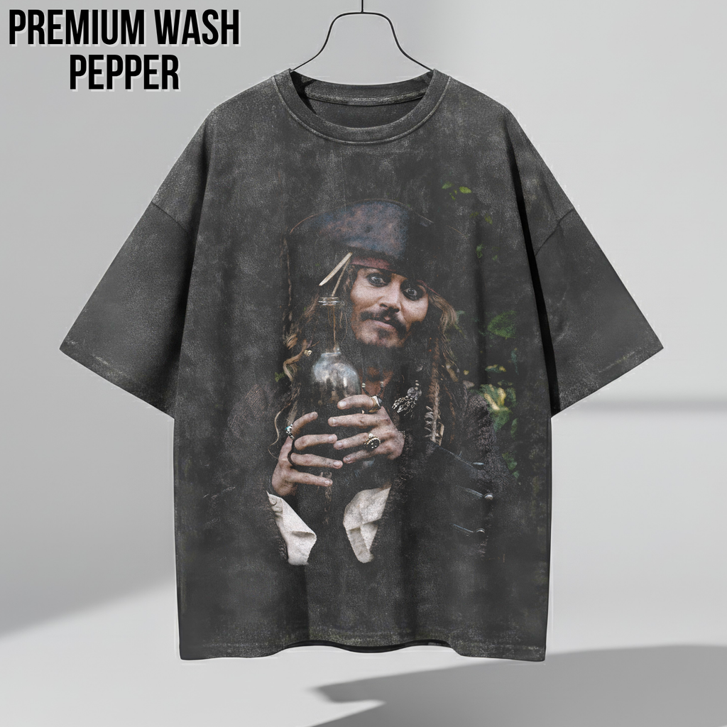 Jack Sparrow Shirt – Captain Jack Sparrow Rum Bottle Portrait Tee, Pirates of the Caribbean Fan Gift, Johnny Depp Jack Sparrow Graphic Shirt, Disney Pirates Shirt
